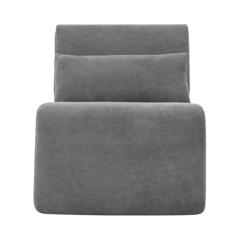 Chenille Memory Foam Floor Chair
