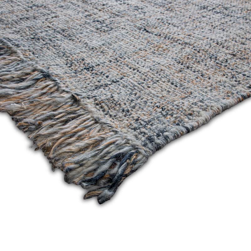 Wyndenhall Tinsley 8 x 10 Area Rug Contemporary in Cream and Beige - 8 ft x 10 ft 96"d x 120"w x 0.4" h