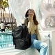 preview thumbnail 10 of 11, ELLE Voyage 20L Twill and Vegan Leather Backpack