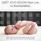 preview thumbnail 3 of 4, Sweet Jojo Designs + BreathableBaby Breathable Mesh Crib Liner Black White Boho Mudcloth Boy/Girl Gender Neutral