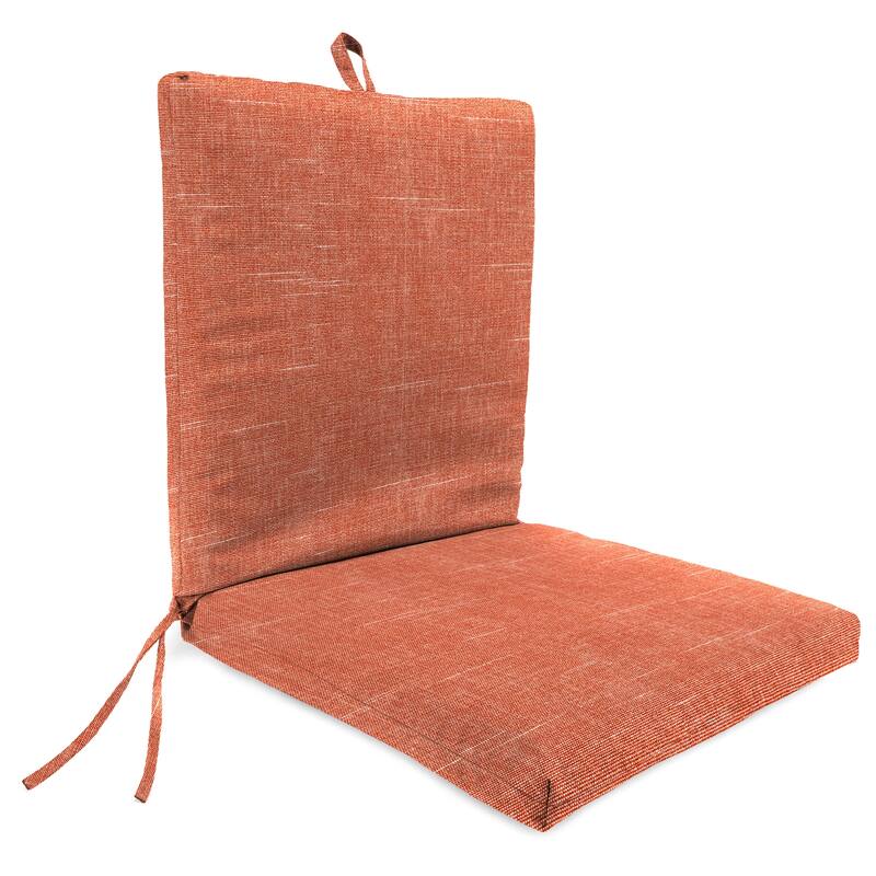 21" x 44" Outdoor Chair Cushion with Ties and Loop - 44'' L x 21'' W x 3.5'' H