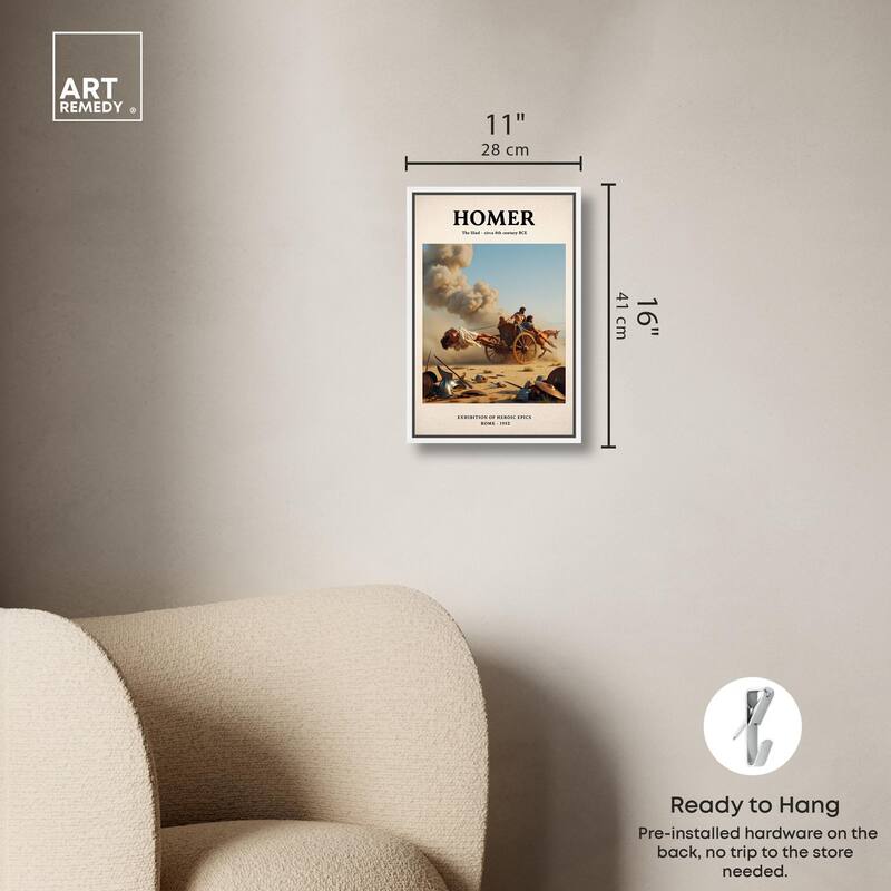 Iliad Illustrated Canvas by Art Remedy