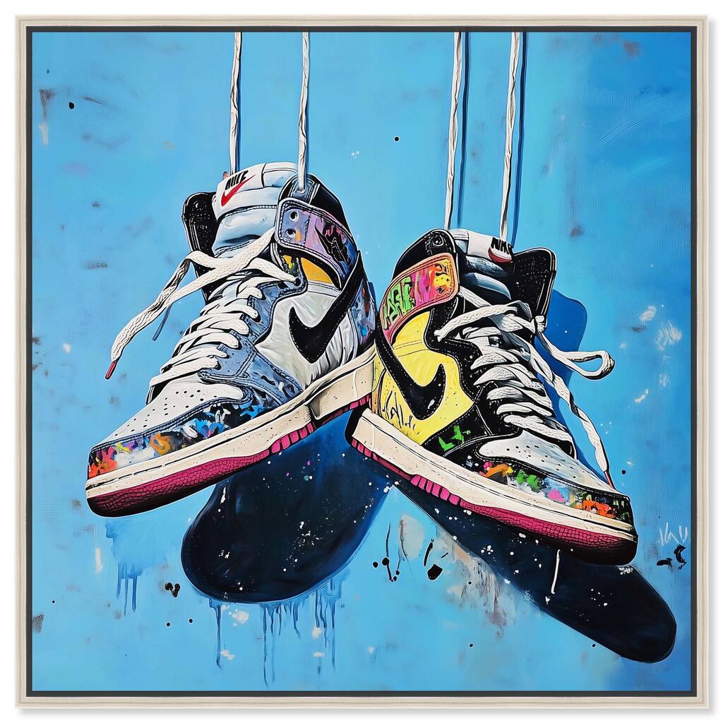 Sneakers and Laces Canvas by Art Remedy