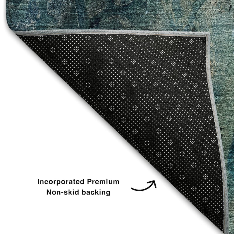 Premium Washable Super Soft Abstract Glam Mayfield Rug