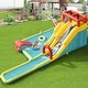 preview thumbnail 3 of 8, Costway Inflatable Dual Slide Water Park Climbing Bouncer W/ 735W - See Details