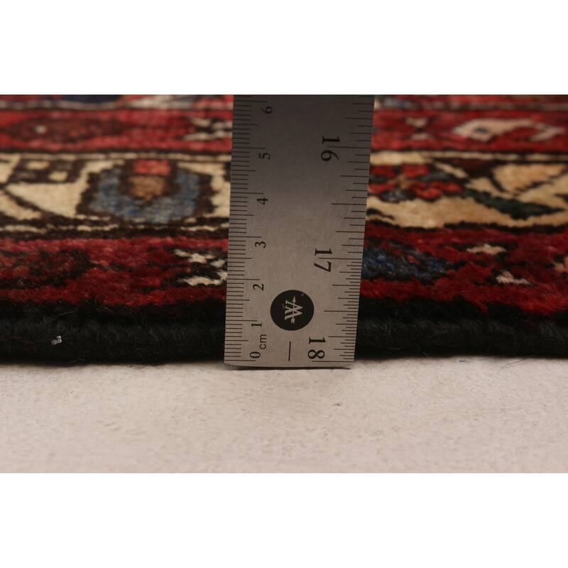 ECARPETGALLERY Hand-knotted Andelz Navy Wool Rug - 3'10 x 9'4