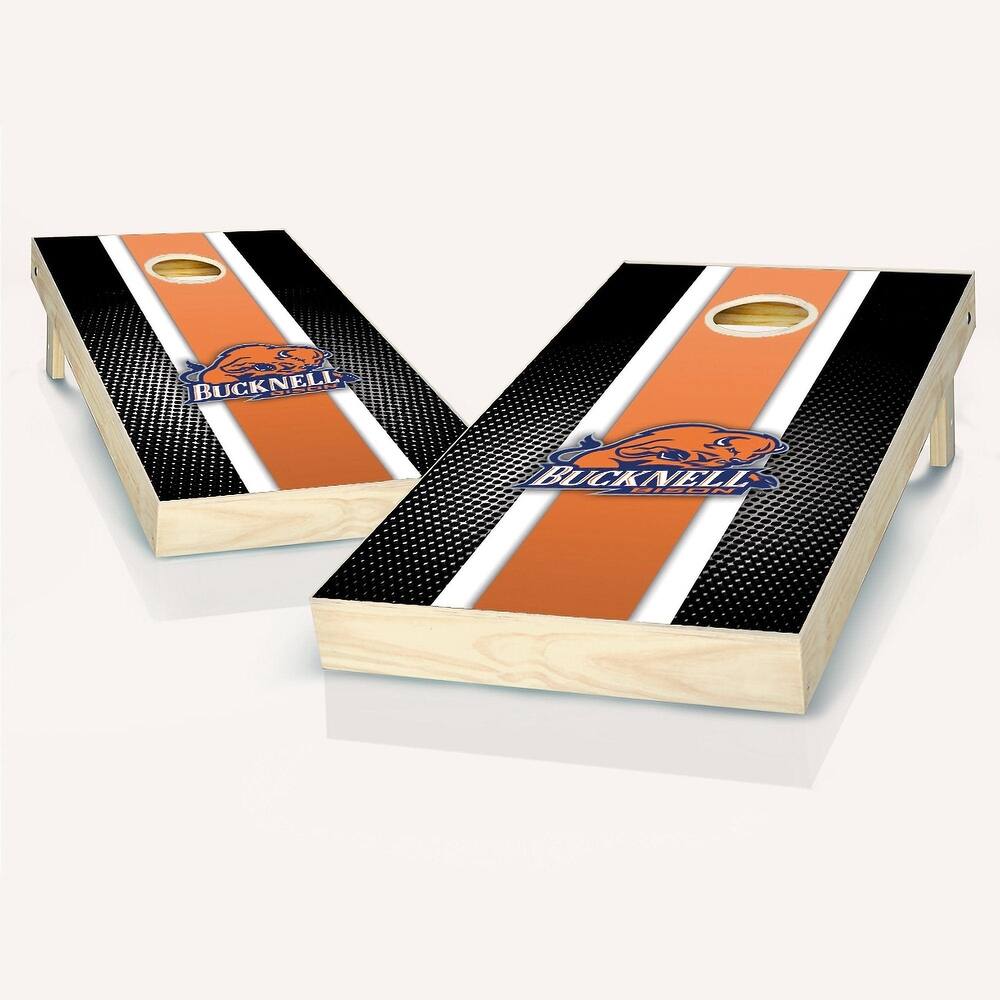 Bucknell Bison Striped Outdoor Cornhole Board Set
