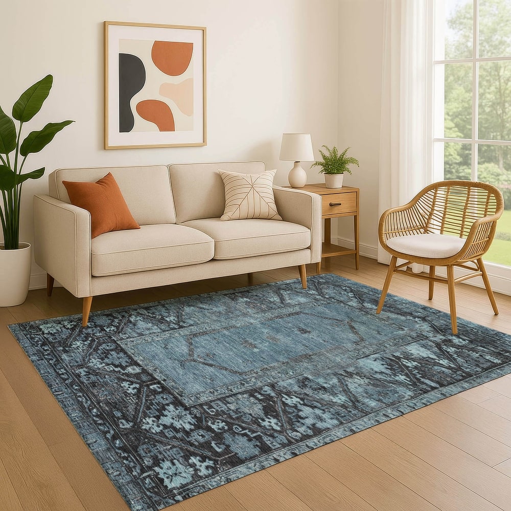 Premium Washable Super Soft Traditional Global Mayfield Rug
