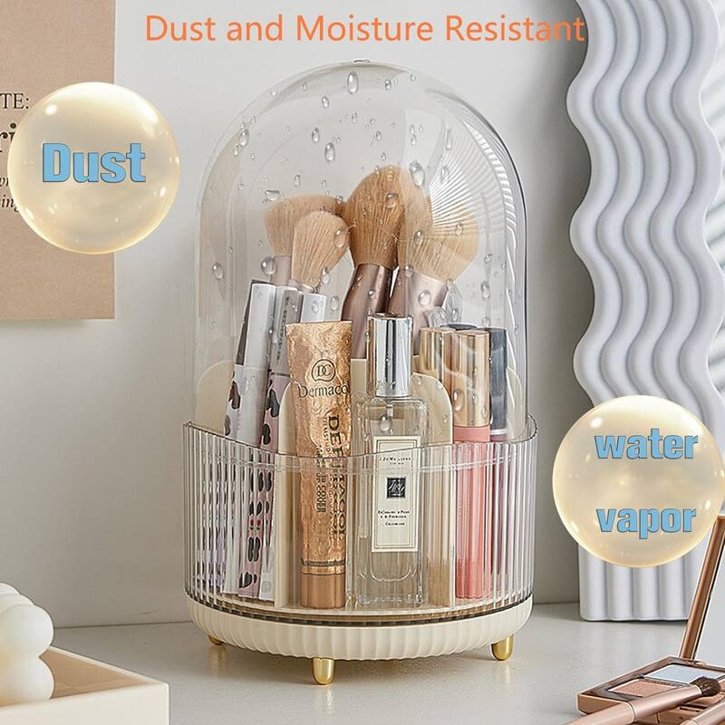 Rotating Makeup Organizer, Cosmetic Storage Display Case