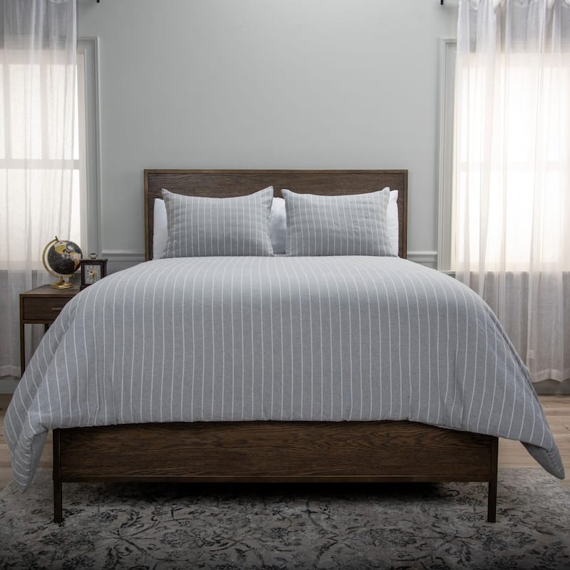 Rizzy Home Willow Lane Recycled Cotton Striped Comforter Set