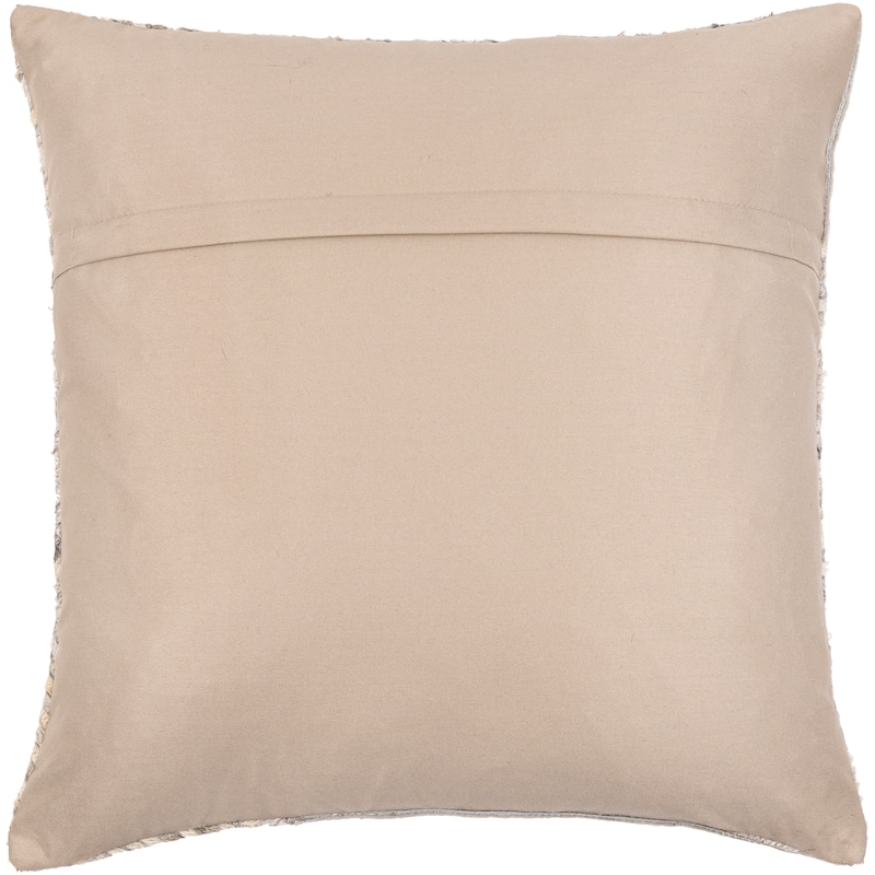 Roshni Light Colors Hair on Hide Striped Throw Pillow