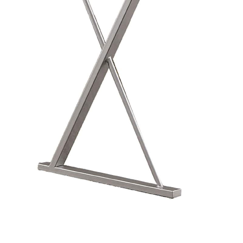 Wooden Computer Desk with Keyboard Tray and Open Bottom Shelf, Brown