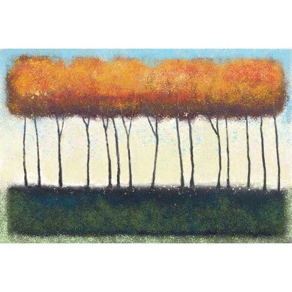 Shop Abstract Trees 6 Oil Painting Lantern Press Artwork Art