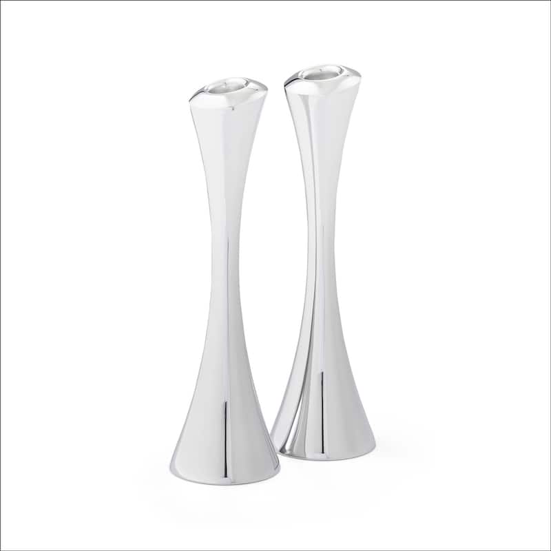 Nambe Aquila Candlesticks - 10" H