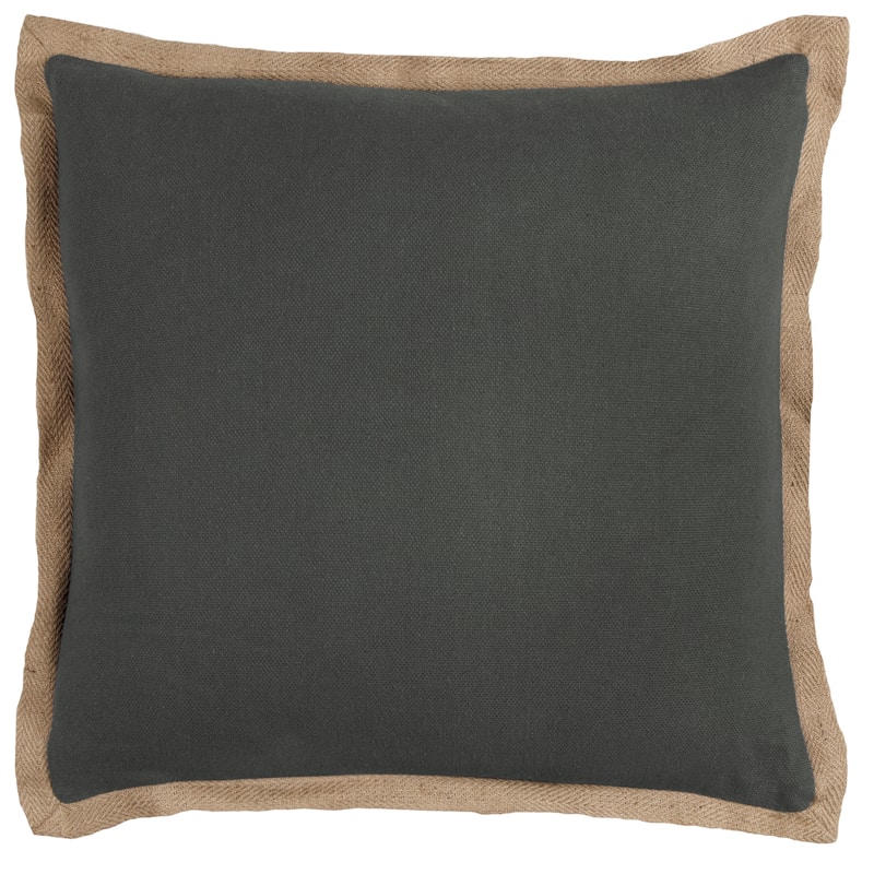 Rizzy Home Natural Jute Throw Pillow