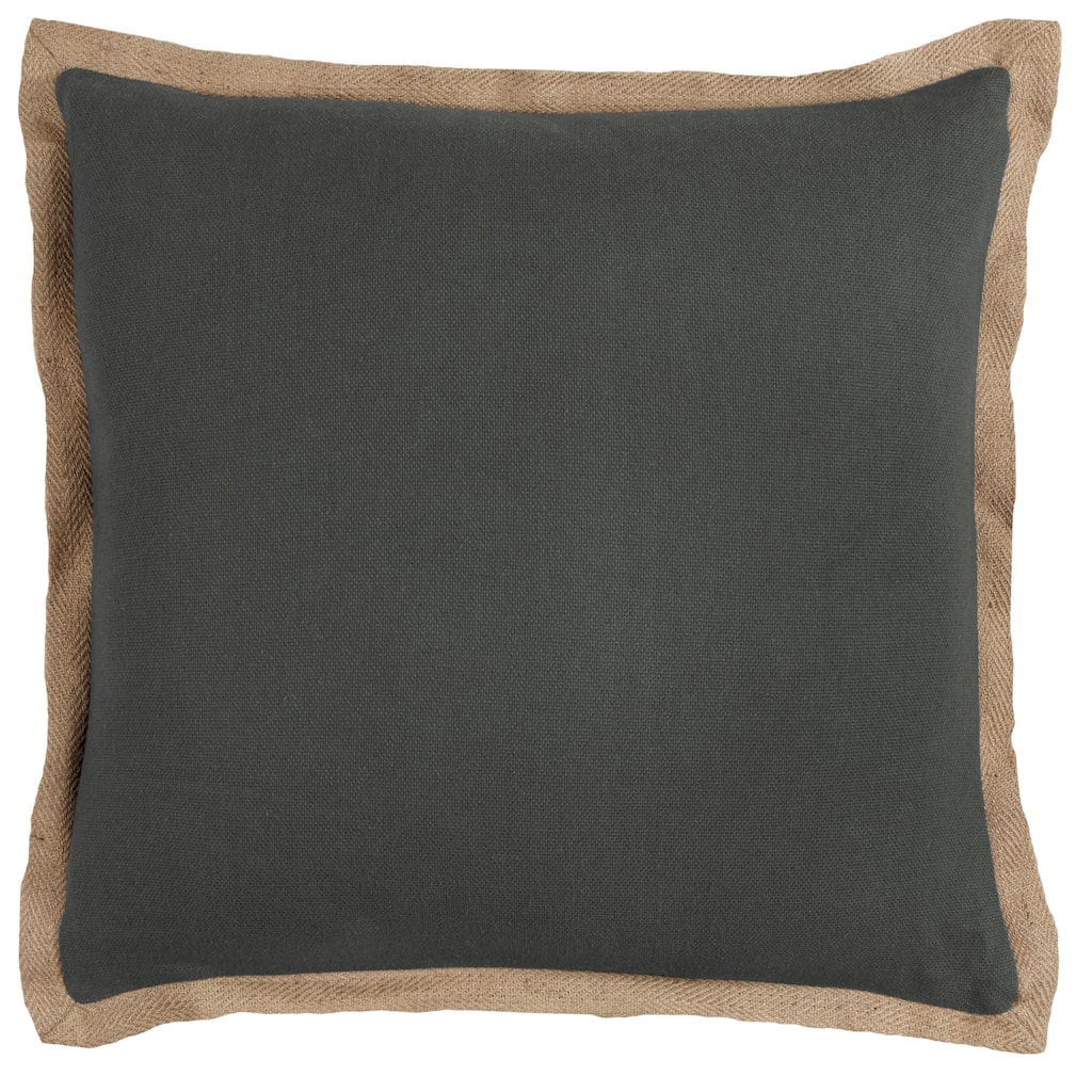 Rizzy Home Natural Jute Throw Pillow