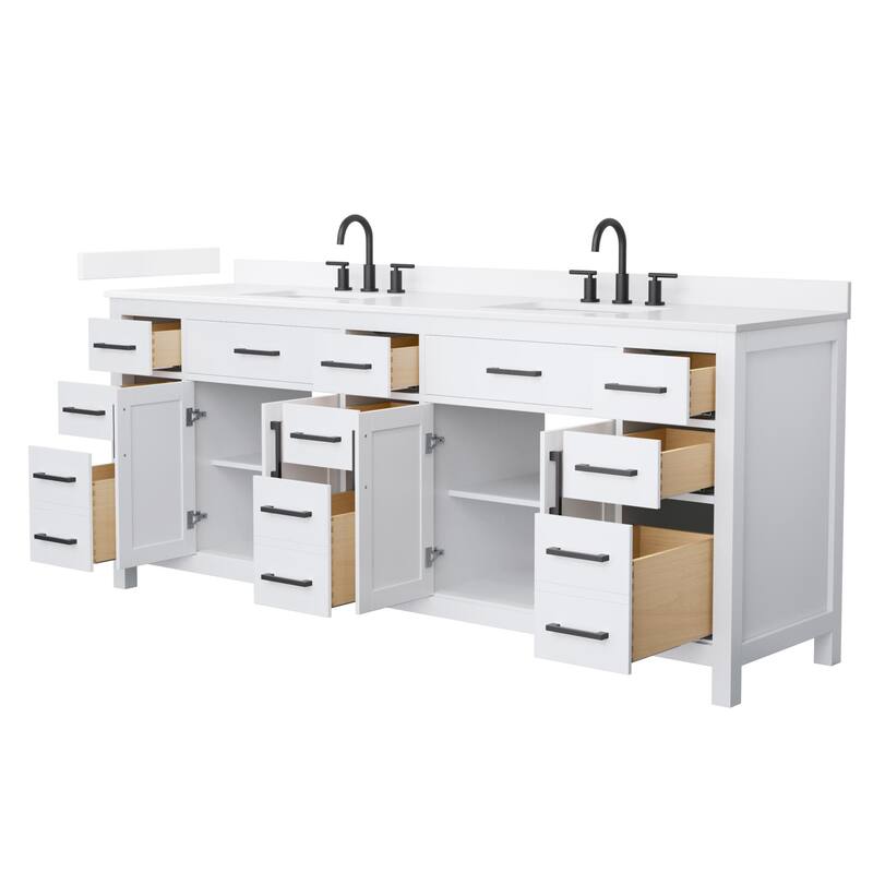Wyndham Collection WCG2424-84D-QTZ-US3MXX Beckett 84" Free Standing