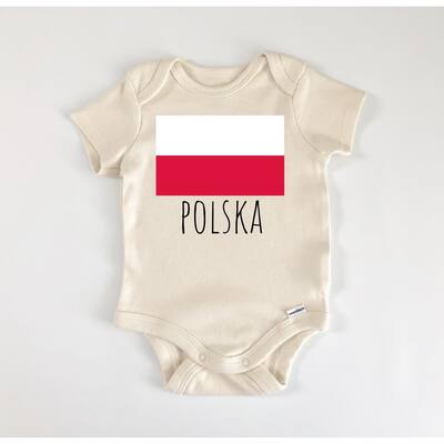 Poland Polish - Baby Boy Girl Clothes Infant Bodysuit Funny Cute Newborn