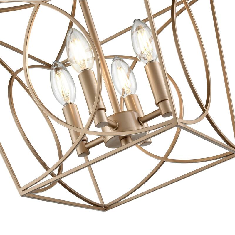 Millennium Lighting 4004 Tracy 4 Light 12" Wide Semi-Flush Ceiling