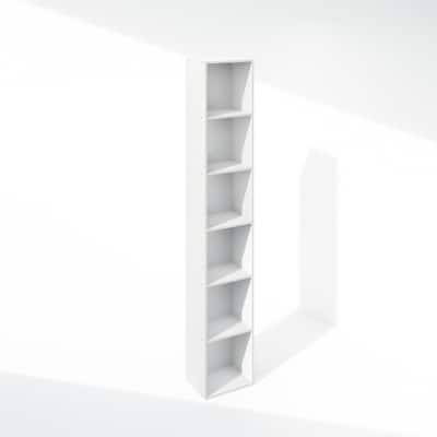 Furinno Luder 6-Tier Multipurpose Clothing & Closet Storage Organizer Shelf