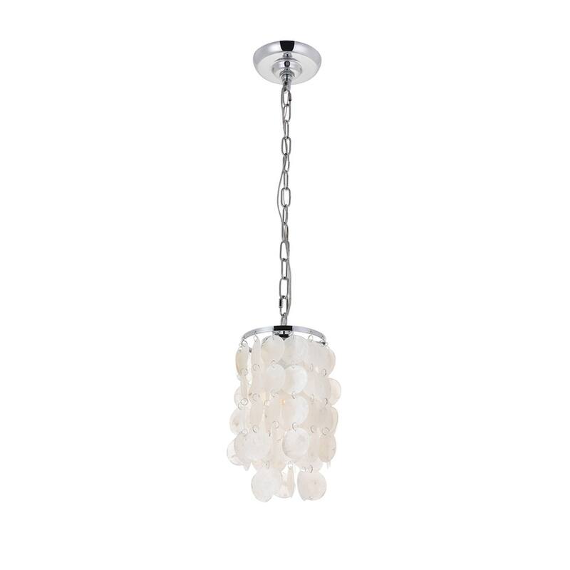 Selene 1 light Brass Pendant