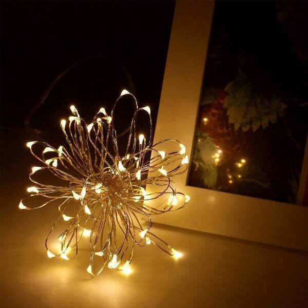 10ft 30 Leds Home Decor String Lights Battery Powered Warm White 1 Overstock 13743755