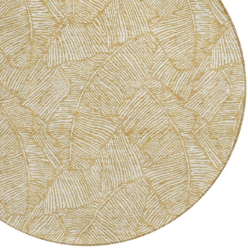 HomeRoots Floral Transitional Rectangle Outdoor Rug