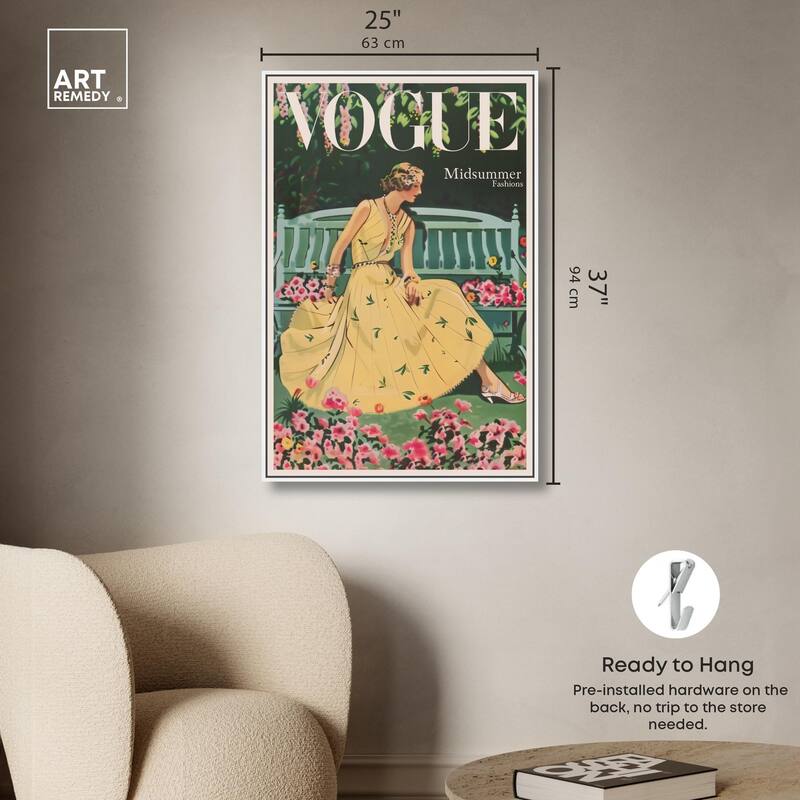 Midsummer Fashion Cover Canvas by Art Remedy