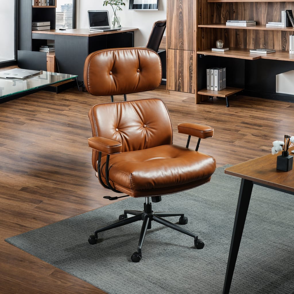 HOOOWOOO Ergonomic High Back Office Chair Adjustable Swivel Task Chair