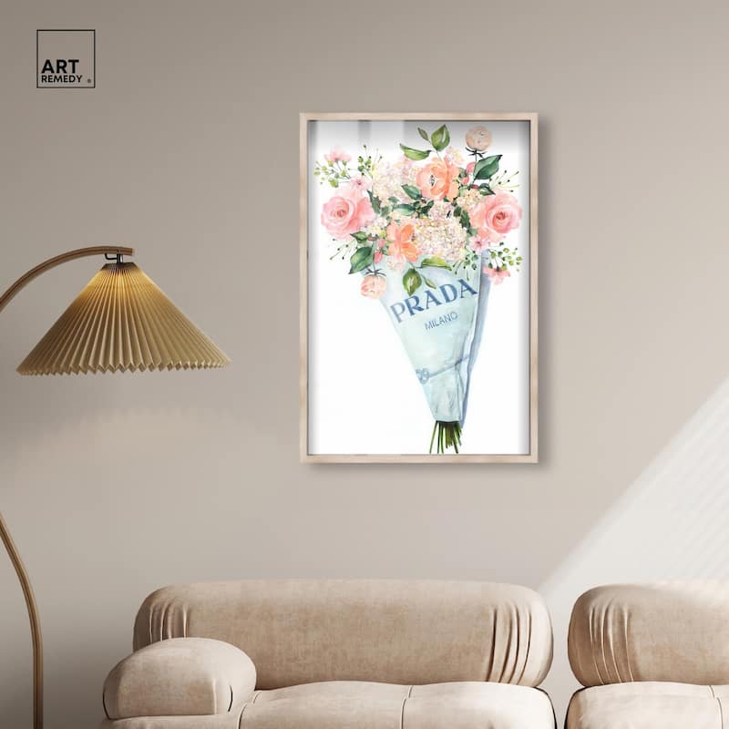 A World of Flowers Shadowbox by Art Remedy