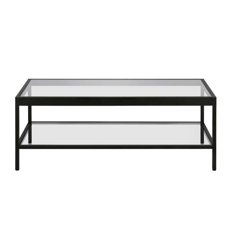 Alexis Metal and Glass Coffee Table