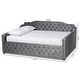 preview thumbnail 10 of 17, Silver Orchid Raag Transitional Contemporary Daybed