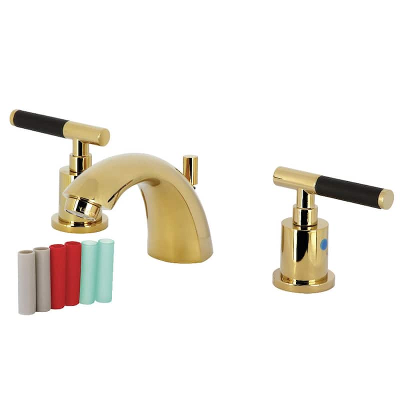 Kingston Brass KB895.CKL Kaiser 1.2 GPM Widespread Bathroom Faucet - Polished Brass