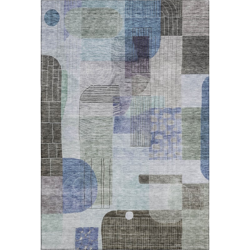 Premium Washable Super Soft Abstract Contemporary Mayfield Rug
