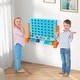 preview thumbnail 3 of 3, Jumbo 4-to-Score Connect Game Set with Carrying Bag and 42 Coins - 24.5" x 8" x 19"(L x W x H)