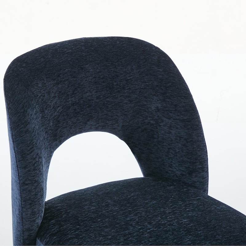 Metal Legs Dining Chair,Cushion Is Comfortable,Design Is Simple