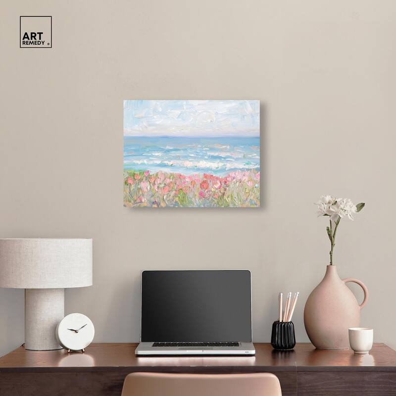 Waves of Peace Canvas by Art Remedy, Gallery Wrapped