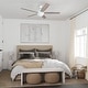 preview thumbnail 12 of 30, Copper Grove Mills 52-inch Modern White LED Ceiling Fan with Remote