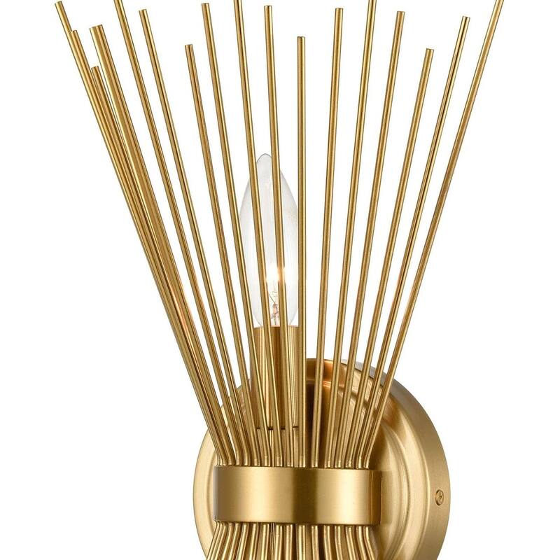 Forli 2-Light Vanity Light Mid-Century Starburst Wall Sconce Lamp