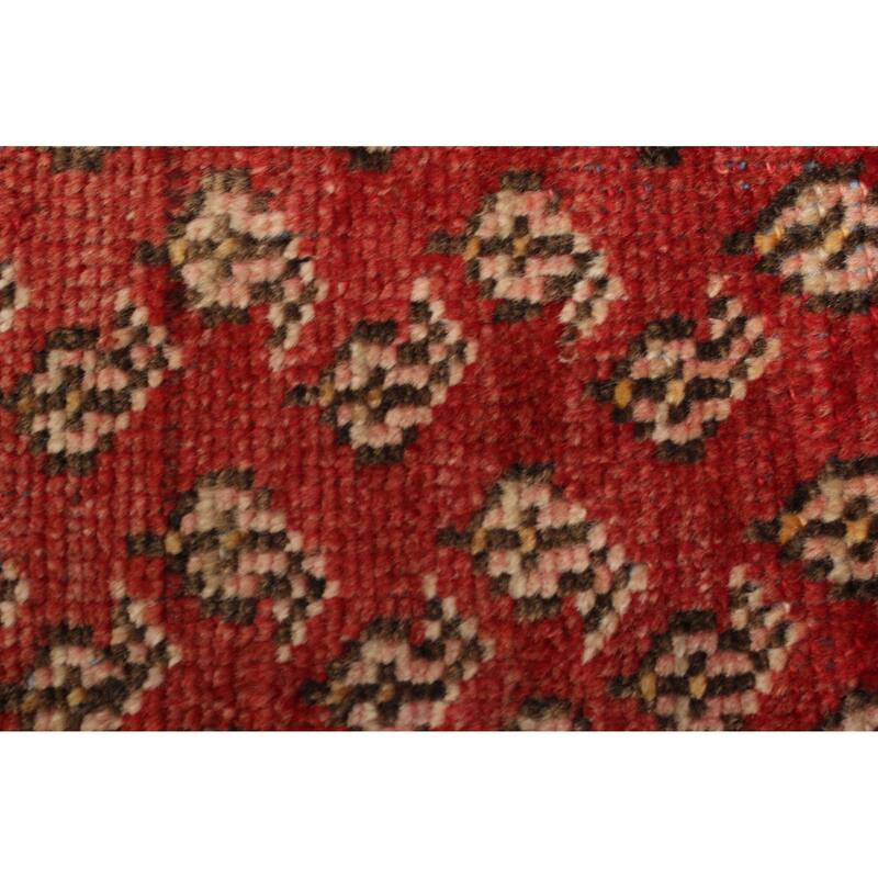 ECARPETGALLERY Hand-knotted Andelz Red Wool Rug - 3'3 x 5'8