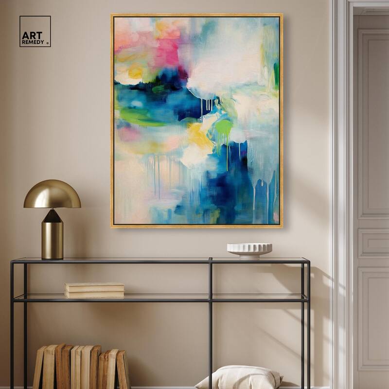 Prismatic Weeps Color III Canvas by Art Remedy