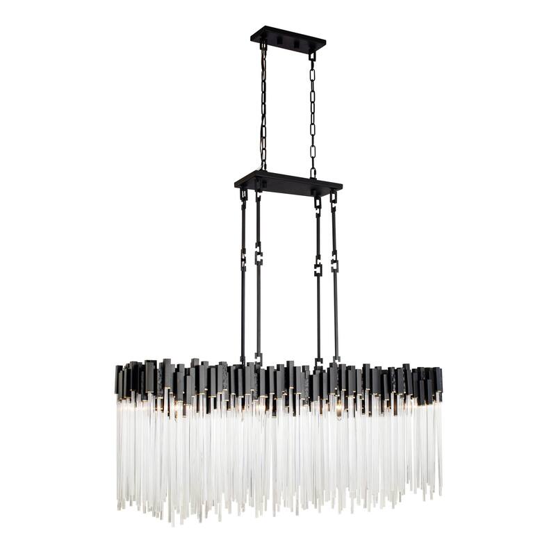 Varaluz Matrix Linear Pendant - 13"D x 48.25"W x 31.5"H