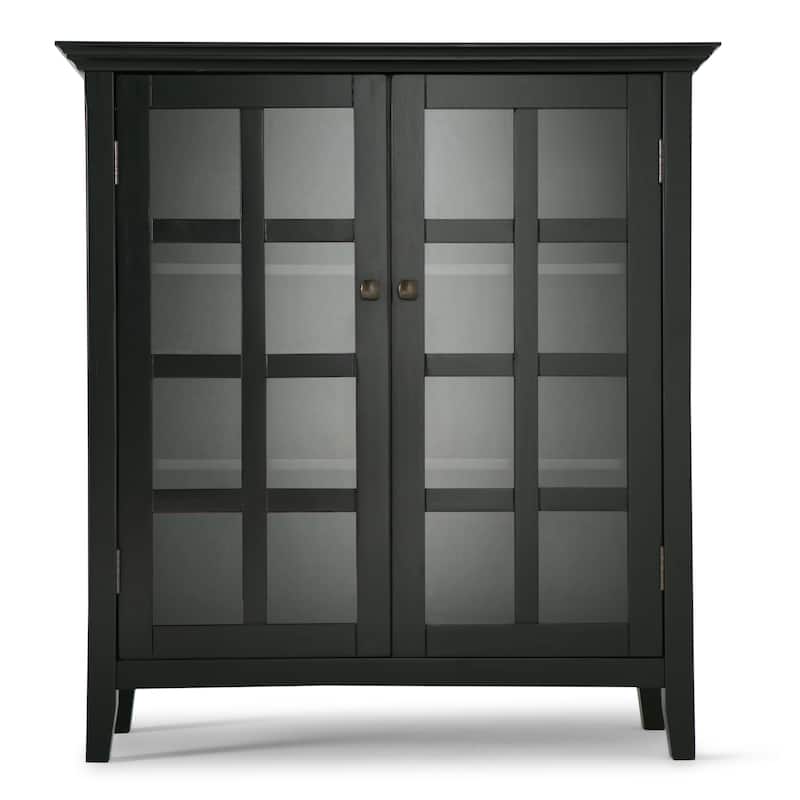 WYNDENHALL Normandy 39-in. Solid Wood Storage Cabinet - 39"w x 17"d x 42.2"h