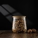 preview thumbnail 6 of 7, JoyFul Large Glass Kitchen Storage Jar with Bamboo Lid - 31 oz - 31 oz