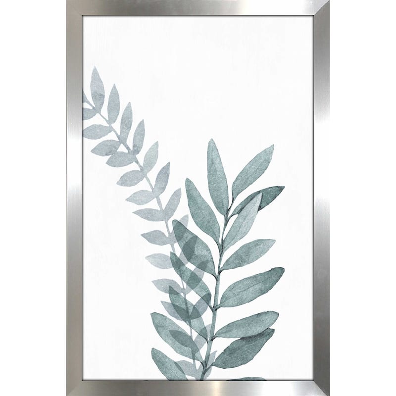 "Blue Botanical Wash II" by Conrad Knutsen Print on Acrylic