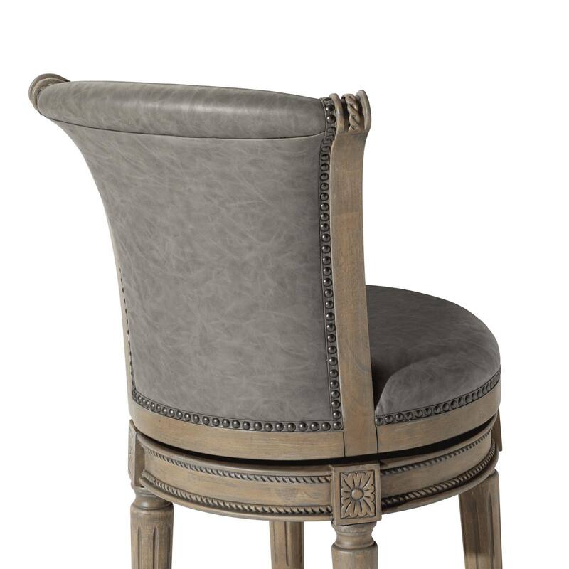 Maven Lane 31" Pullman Swivel Bar Height Kitchen Stool