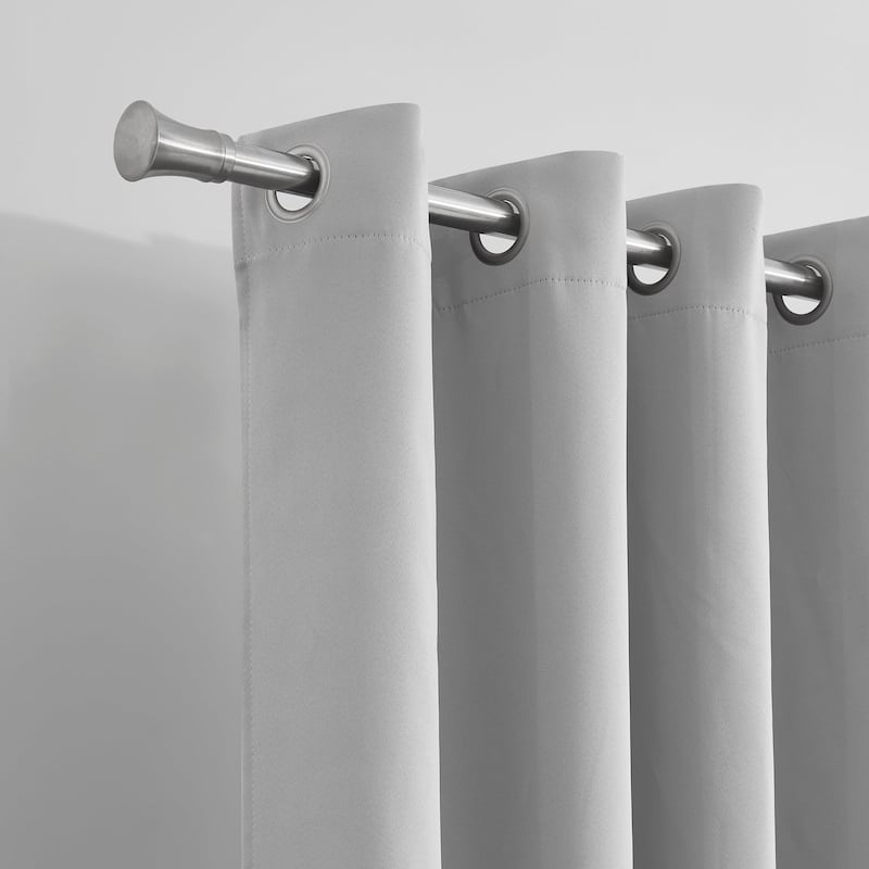 Dainty Home Hamden Blackout Thermal Insulated Grommet Single Panel Extra Wide Curtains - 54" x 84"