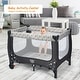 preview thumbnail 4 of 8, Gymax Portable Baby Playard Playpen Nursery Center w/ Mattress - See Details