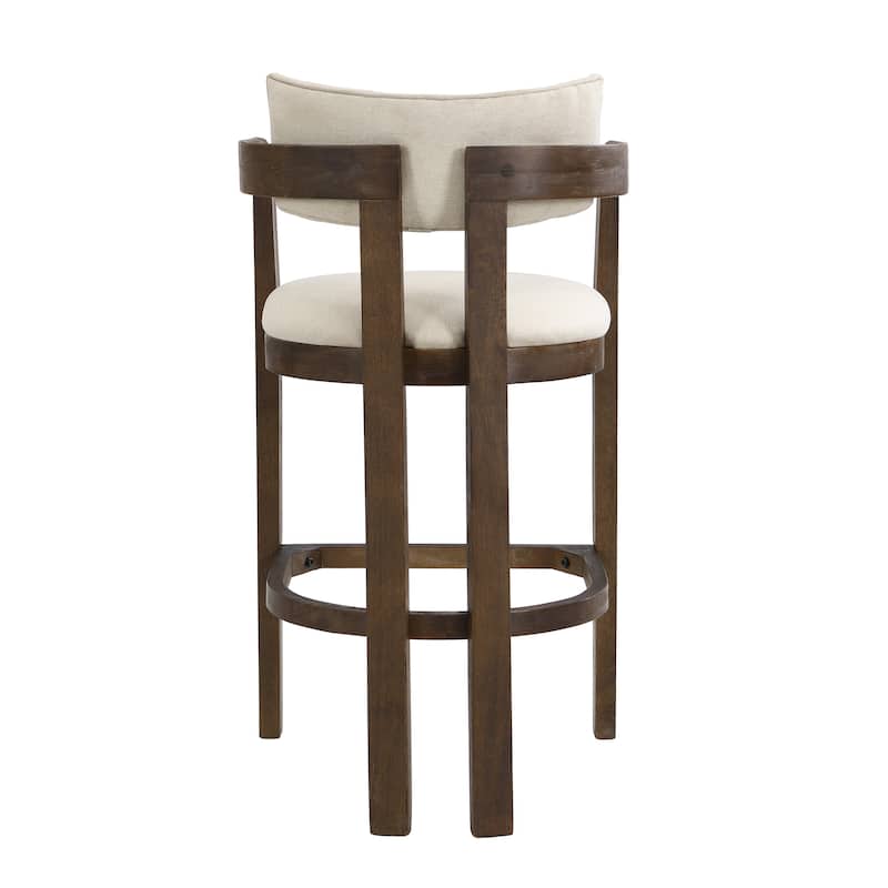 Maribel Upholstered Counter Stools Bar Stools (Set of 2) by Christopher Knight Home