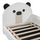 preview thumbnail 24 of 37, Twin Size Bear Shaped Upholstered Daybed with Hydraulic System